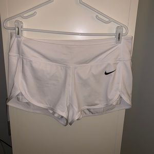 White Nike shorts size M!